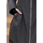 Angel Wings Babywearing Winter Coat Grey Babywearing Outerwear