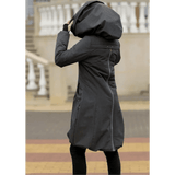 Angel Wings Babywearing Winter Coat Grey - Babywearing OuterwearLittle Zen One02072400