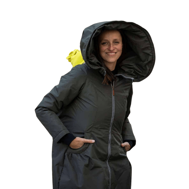 Parka coat hotsell with angel wings