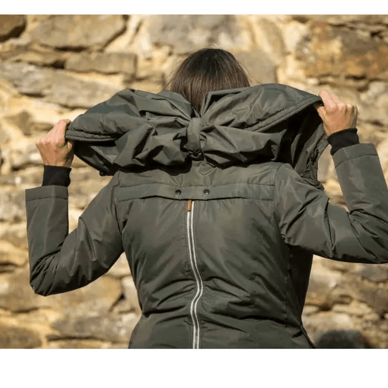 Angel Wings Babywearing Winter Coat Khaki - Babywearing OuterwearLittle Zen One16601424