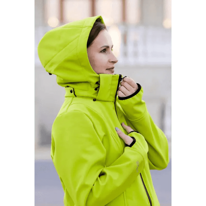 Angel Wings Green Babywearing Softshell Jacket Babywearing Outerwear