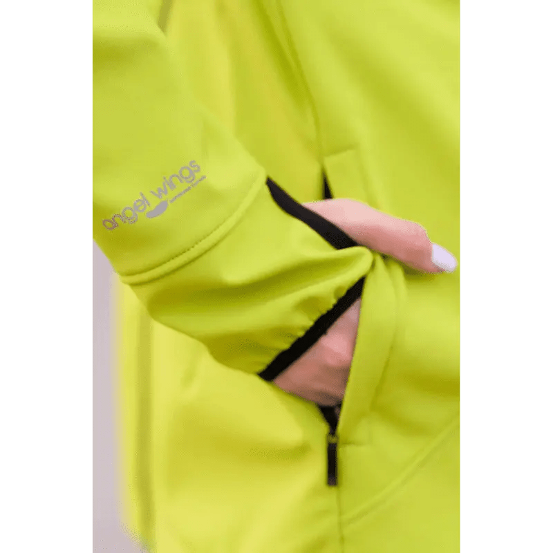 Angel Wings Green Babywearing Softshell Jacket Babywearing Outerwear