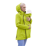 Angel Wings Green Babywearing Softshell Jacket Babywearing Outerwear