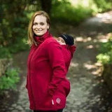 Angel Wings Red Babywearing Softshell Jacket - Babywearing OuterwearLittle Zen One53859664