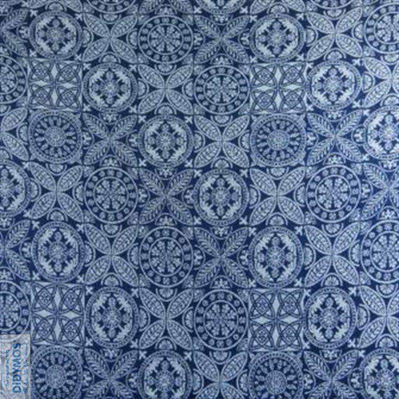 Azulejo Linen Woven Wrap
