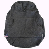 Babywearing Cover Babydos Boiled Wool Anthracite Grey Babywearing Outerwear
