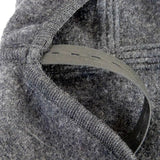 Babywearing Cover Babydos Boiled Wool Anthracite Grey Babywearing Outerwear