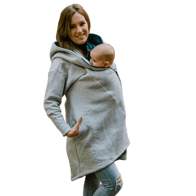 Babywearing Hoodie Peacocks Tail Fantasy