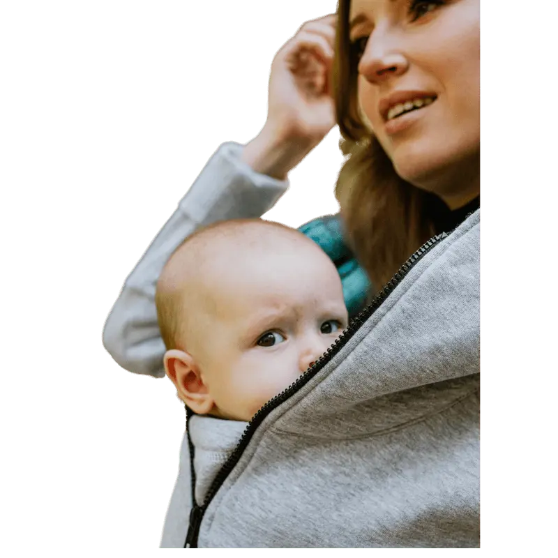 Babywearing Hoodie Peacocks Tail Fantasy by LennyLamb