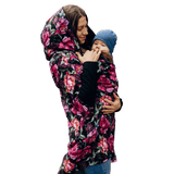 Babywearing Hoodie Peony