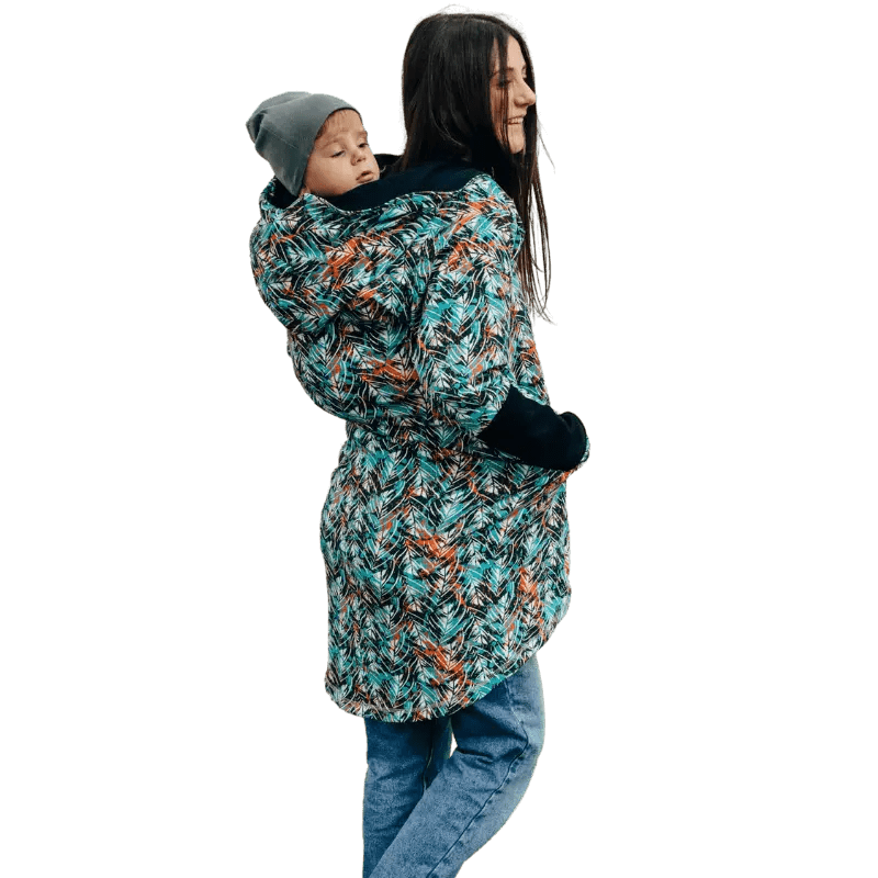 Babywearing Hoodie Tropical Garden by LennyLamb - Babywearing OuterwearLittle Zen One5907557775250
