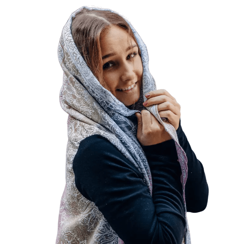 Babywearing Long Cardigan Wild Wine