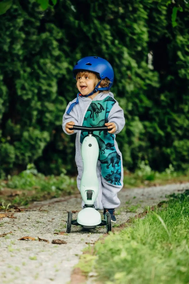 Bear Romper Jurassic Park grey by LennyLamb - Baby Carrier AccessoriesLittle Zen One16539472