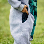 Bear Romper Jurassic Park grey by LennyLamb - Baby Carrier AccessoriesLittle Zen One16539472