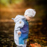 Bear Romper Peacock's Tail Fantasy grey by LennyLamb - Baby Carrier AccessoriesLittle Zen One32932176