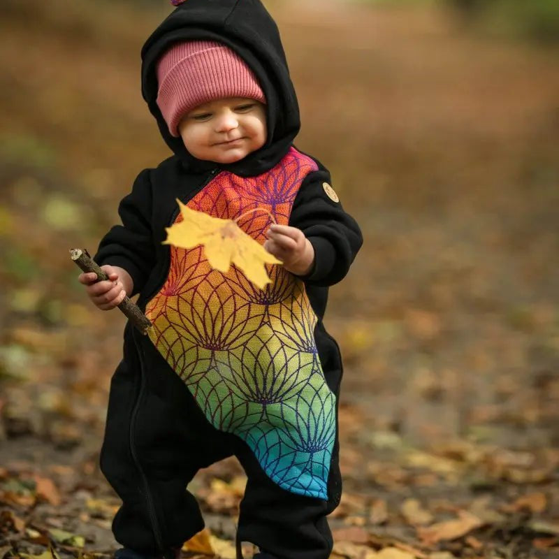 Bear Romper Rainbow Lotus by LennyLamb - Baby Carrier AccessoriesLittle Zen One34898256