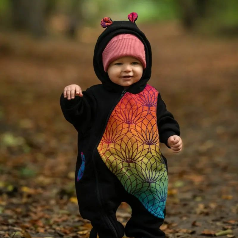 Bear Romper Rainbow Lotus