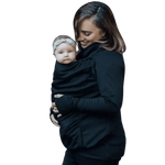 Belly Bedaine Kangaroo Babywearing Sweater Black - Babywearing OuterwearLittle Zen One4142906828