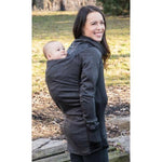 Belly Bedaine Kiroo Babywearing Sweater Grey and Black-Babywearing Outerwear-Belly Bedaine-canada and usa-Little Zen One-3