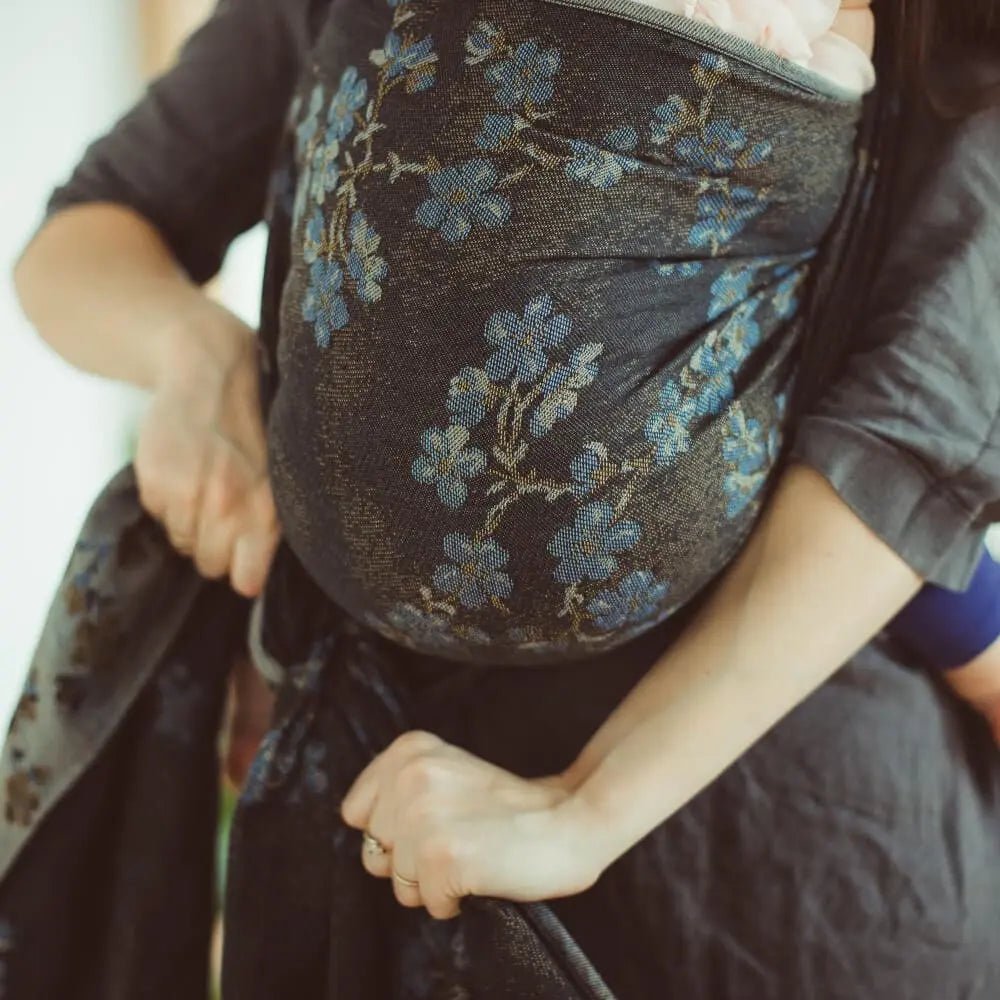 Blue Blossom Woven Wrap by Didymos - Woven WrapLittle Zen One4048554952129