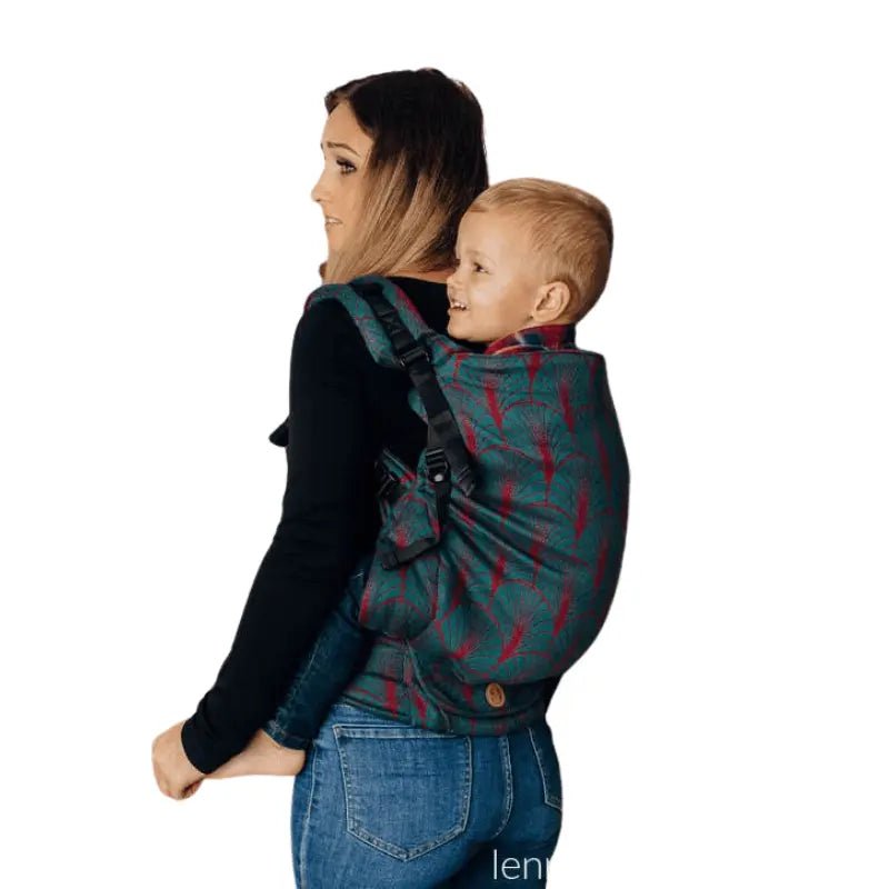 Deco Maroon LennyPreschool Carrier by LennyLamb - Buckle CarrierLittle Zen One5907557773416