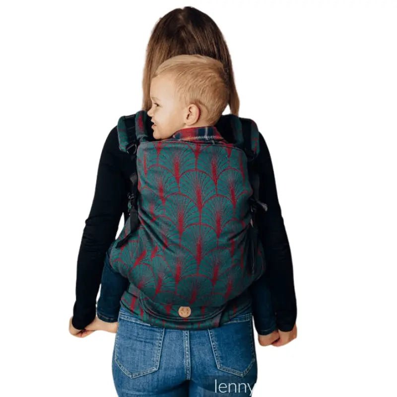 Deco Maroon LennyPreschool Carrier by LennyLamb - Buckle CarrierLittle Zen One5907557773416