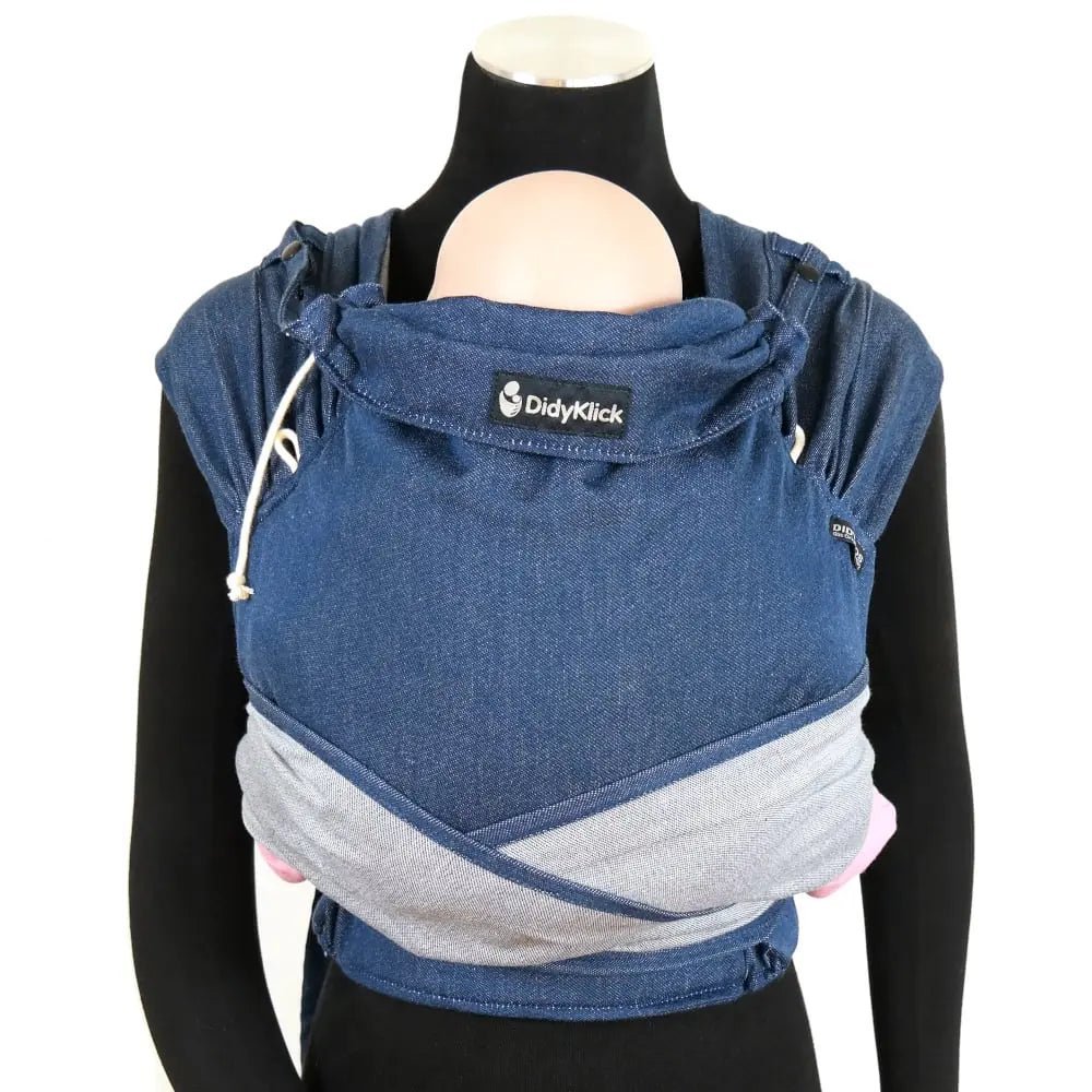 Denim DidyKlick 4u Half Buckle by Didymos - Half Buckle CarrierLittle Zen One4048554311643
