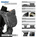 Doubleface Rosalinde DidyKlick Half Buckle by Didymos - Half Buckle CarrierLittle Zen One4145649245