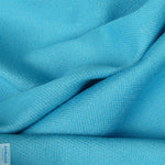 Doubleface Turquoise Silk Woven Wrap