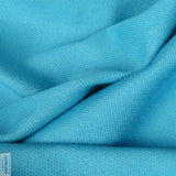 Doubleface Turquoise Silk Woven Wrap