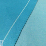 Doubleface Turquoise Silk Woven Wrap