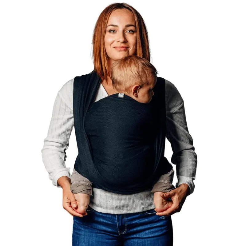 Ebony Black Woven Wrap by LennyLamb - Woven WrapLittle Zen One5907557752404