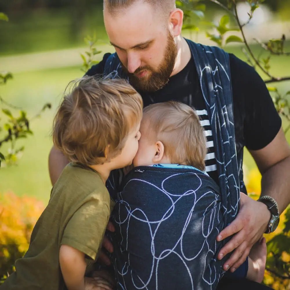 Ellipses Black Ecru Woven Wrap by Didymos - Woven WrapLittle Zen One88353104