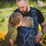 Ellipses Black Ecru Woven Wrap by Didymos - Woven WrapLittle Zen One88353104