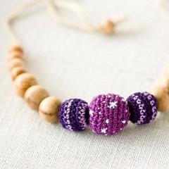FrejaToys Stardust Lilac Necklace - Baby Carrier AccessoriesLittle Zen One