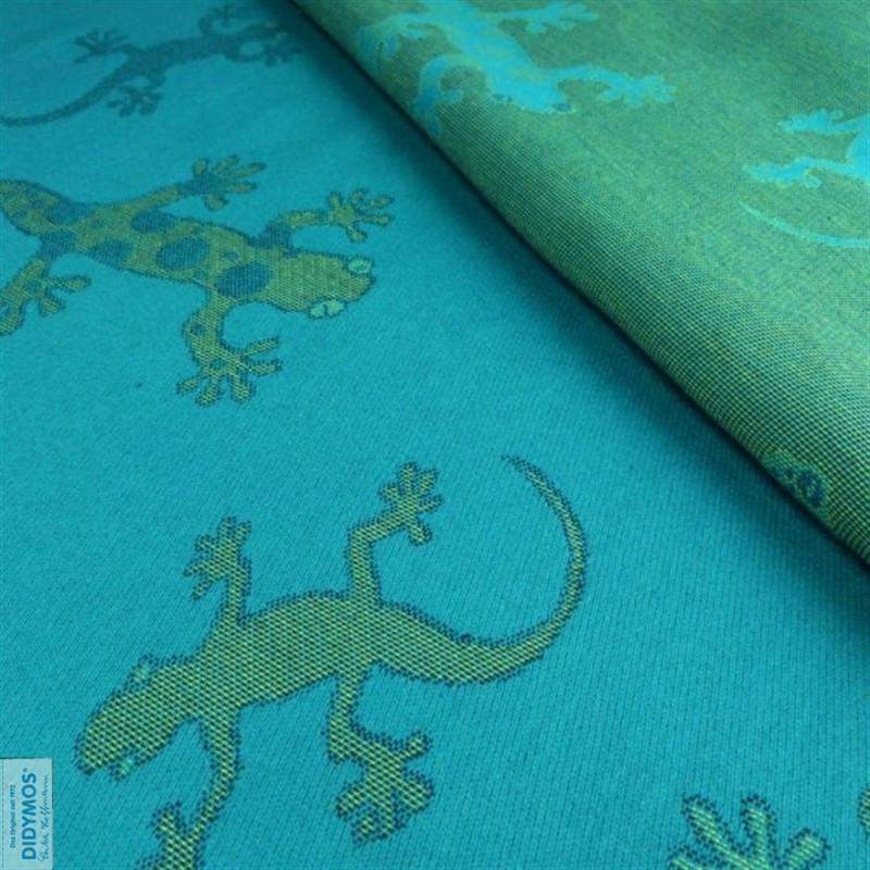 Geckos Emerald Woven Wrap by Didymos - Woven WrapLittle Zen One