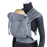 Graphite DidyKlick 4u Half Buckle by Didymos - Half Buckle CarrierLittle Zen One4048554407643