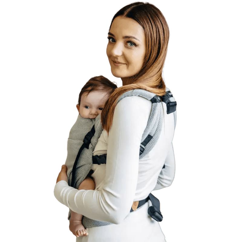 Grey LennyLight Baby Carrier by LennyLamb - Buckle CarrierLittle Zen One5907557780230