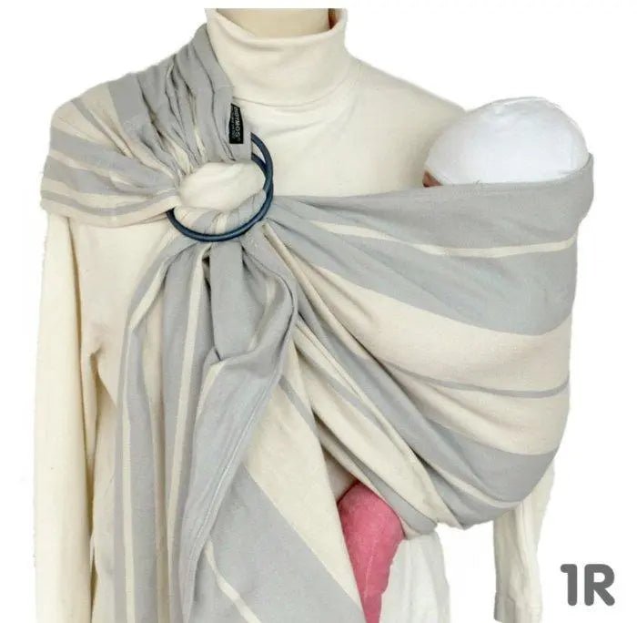 Grey Stripes DidySling Ring Sling by Didymos - Ring SlingLittle Zen One4048554398958