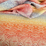 Hedwychs Hearts Rainbow Woven Wrap by Didymos - Woven WrapLittle Zen One4048554329129