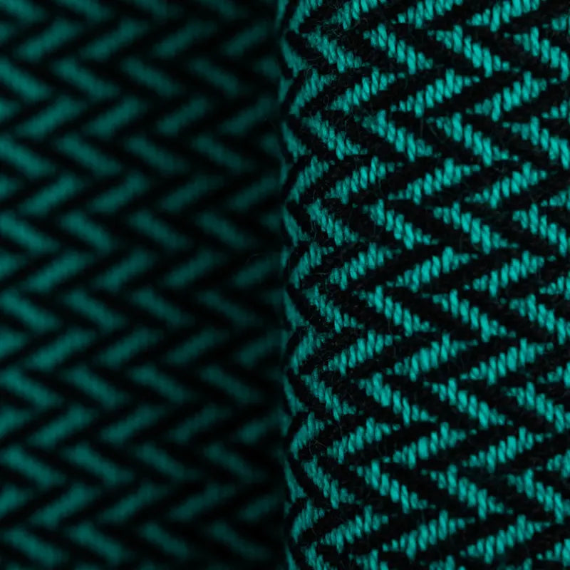 Herringbone Emerald Woven Wrap by LennyLamb - Woven WrapLittle Zen One