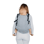 Herringbone Grey LennyPreschool Carrier