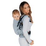 Herringbone Grey LennyPreschool Carrier