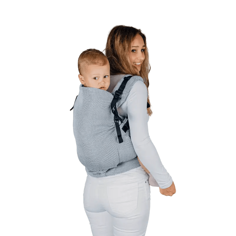 Herringbone Grey LennyPreschool Carrier by LennyLamb - Buckle CarrierLittle Zen One5907557769600