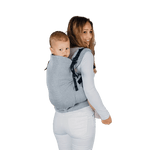 Herringbone Grey LennyPreschool Carrier