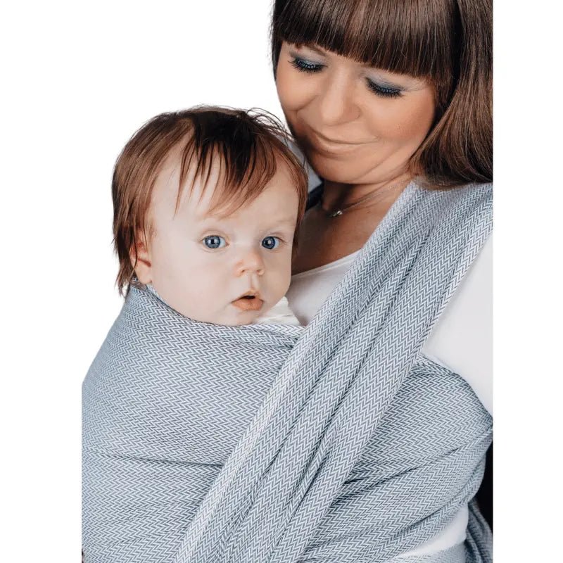 Herringbone Grey Woven Wrap