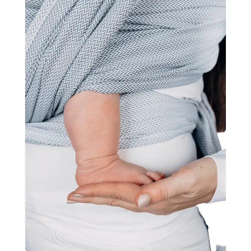 Herringbone Grey Woven Wrap