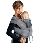 Herringbone Ombre Grey Wrap - Tai Mei Tai by LennyLamb - Mei TaiLittle Zen One5907557714167