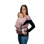 Herringbone Ombre Pink LennyHybrid Half Buckle by LennyLamb - Half Buckle CarrierLittle Zen One5907557751872