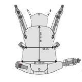 Herringbone Ombre Pink LennyPreschool Carrier by LennyLamb - Buckle CarrierLittle Zen One5907557753685